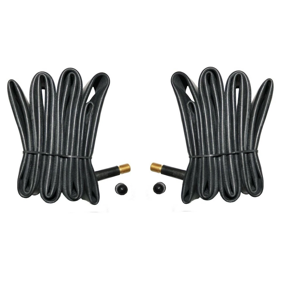 MARKENLOS 2x Fatbike Fahrradschlauch 20x4,0 Zoll Set AV 32mm Fat Bike Schlauch Set 20 Zoll