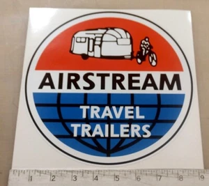 Casa rodante Airstream grande vintage calcomanía pegatina remolque 9" de diámetro - Imagen 1 de 1