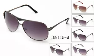 Dozzina Occhiali da Sole Unisex Pilot Montatura Metallo Moda Uomo Donna Alta Qualità - Foto 1 di 1