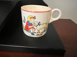 Vintage Child's "Mary Had a Little Lamb" Mug - Picture 1 of 2