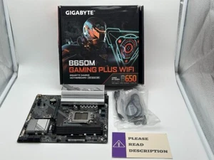 GIGABYTE B650M GAMING PLUS WIFI AM5 AMD M-ATX DDR5 Motherboard READ/FOR PARTS - Bild 1 von 9