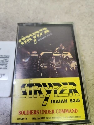 Stryper Isaiah 53:5 Soldiers Under Command 1985 Cassette Tape ***TESTED*** - Image 1 of 2