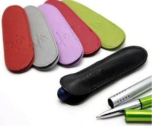 Mayfair Pequeña Estuche Pluma de Cuero Bolsa Pescador Espacio, Lamy Pico, Diplomat Spacetec - Imagen 1 de 12