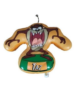 Tazmanian Devil Vinyl Plush Toy - Looney Tunes -1995 Vintage -window suction cup - Picture 1 of 5