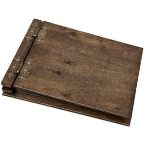 Album aus Holz Holzalbum 50 Blätter Fotoalbum Gästebuch Hochzeitsgeschenk - Bild 1 von 4