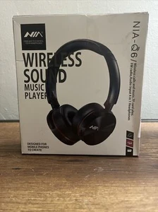 Auriculares inalámbricos NIA Q6 llamadas y música, radio FM, entrada de audio 4 en 1 - Imagen 1 de 4