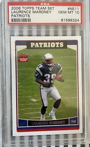 2006 Topps Team Set Lawrence Maroney #NE11 gema como nuevo 10 - Imagen 1 de 3