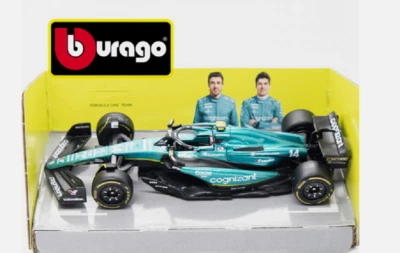 Bburago 1:43 2023 F1 AMR23 #14 Fernando Alonso Diecast Model Car - Image 1 of 2