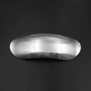 Protector de rueda plateado universal para motocicleta guardabarros delantero corto carenado - Imagen 1 de 6