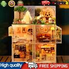 DIY Wooden Building Model Toy Handmade Miniature Building Kit for Birthday Gifts