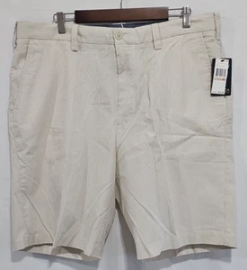Nautica Men's Shorts True Stone Pinstriped Size 42 NWT Beach Resort Vacation - Picture 1 of 10