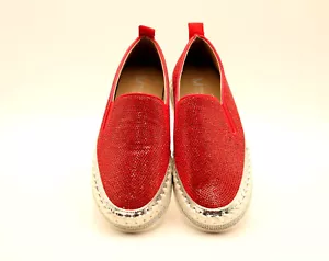 Schuhe Sneaker Loafer Damen Herren Glitzer rot Gr. 37 Neu ungetragen - Bild 1 von 12