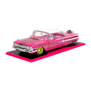 JADA 35984 CHEVROLET IMPALA LOW RIDER RED PINK SLIPS 1960 1/24 - Picture 1 of 1