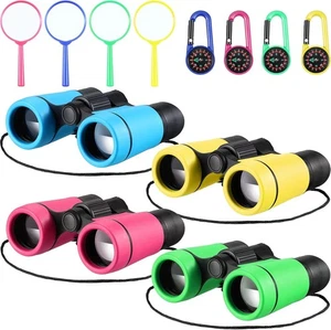 4 Set Kids Binoculars Children Colorful Real Light Color  - Picture 1 of 6