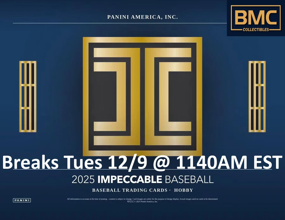 John McGraw 2025 Panini Impecable Béisbol 1x Estuche Break #25 Foto 1 de 1