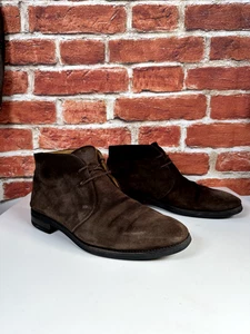 Russell Bromley Mens Classic Brown Suede Leather Boots Size 42 UK 8 Chukka Smart - Picture 1 of 7