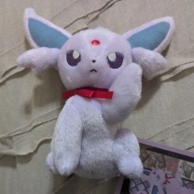 Pokemon Center 原装商品 Eevee 系列 Espeon 毛绒玩具 美国卖家 7 英寸 — 第 1/3 张图片