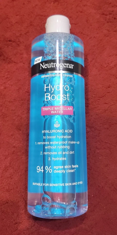 Neutrogena Hydro Boost Triple Action Micellar Water, 400 ml Remove Make-up Fresh - Изображение 1 из 1