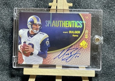 2007 Marc Bulger /25 St.Louis Rams Upper Deck SP Authentic AUTOGRAPH #SPAA-MB - Image 1 of 2