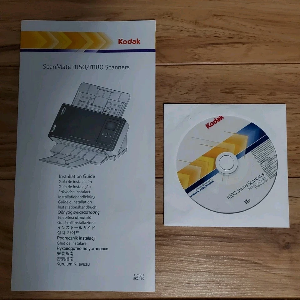 Kodak ScanMate Installation Disk I1100 i1150 I1180 High Speed Document Scanners - Image 1 of 1