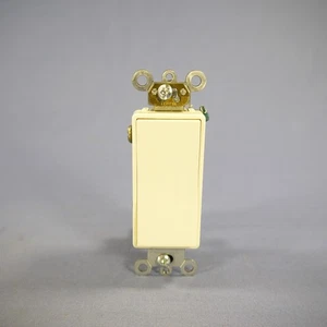 Leviton SCRATCHED Almond 3-Way Decora Rocker Wall Light Switch 15A Bulk 5693-2A - Picture 1 of 3