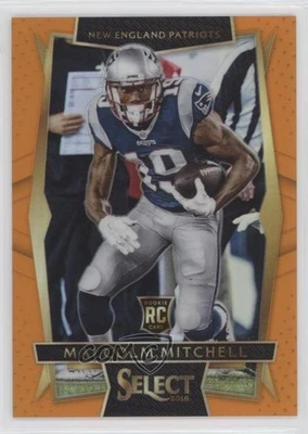 2016 Panini Select Concourse Orange Prizm /49 Malcolm Mitchell #77 Rookie RC - Image 1 of 2