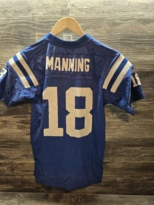 Vintage Peyton Manning #18 Colts Trikot. Blauer Reebok. Jugend Medium. Go Colts! - Bild 1 von 4