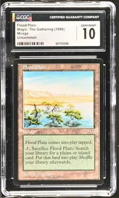 FLOOD PLAIN Mirage CGC 10 Vintage MTG [Nostalgium] - Image 1 of 2