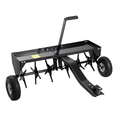 40-Inch Tow Behind Plug Aerator with Universal Hitch Lawn Aerator Tow Behind - Image 1 of 4