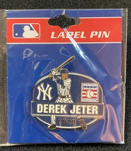 Pin solapa Derek Jeter Salón de la Fama 2020 Salón de la Fama de los Yankees de Nueva York - Imagen 1 de 3