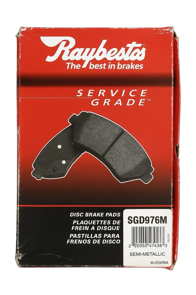 Pastillas de freno delanteras Raybestos SGD976M para Toyota 4Runner Tacoma Lexus GX 03-23 Foto 1 de 1
