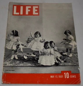 LIFE MAGAZINE MAY 17, 1937 -HINDENBURG, KENTUCKY DERBY, QUINTUPLET, BABE RUTH AD - Imagen 1 de 14