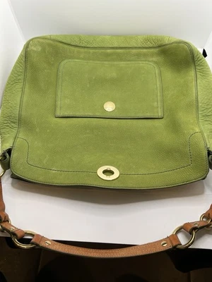 Cartera/bolso Coach vintage de gamuza edición limitada | verde con dorado. Hermoso estado Foto 1 de 4