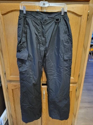 Pantalones de esquí/nieve cargo negros para dama 100 % totalmente forrados por Sport Essentials talla L nuevos sin etiquetas Foto 1 de 4