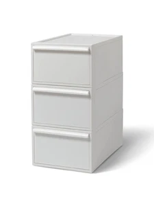 Like-it Caja de Almacenamiento Sistema de Armario Cajón M Juego de 3 Todo Blanco CS-D2 3P Departamento 511 - Imagen 1 de 7