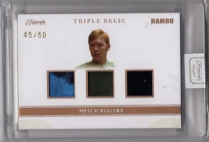 2024 Rambo Keepsake Edition Mitch Rogers #227 Tri Relic /50 SSP - Picture 1 of 2