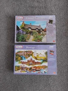 Falcon deluxe 1000 piece jigsaw puzzle x 2 - Picture 1 of 4