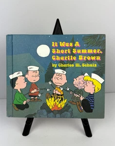 IT WAS A SHORT SUMMER CHARLIE BROWN CHARLES M SCHULTZ 1970 FIRST EDITION - Picture 1 of 3