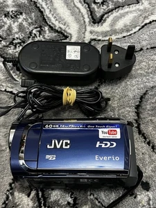 JVC Everio Camcorder Recorder 60GB HDD Memory GZ-MG630AEK Blue - - Picture 1 of 2