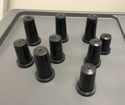 9- Postes de soporte de pista vintage con monograma 1/32 Slotcar 1965 Foto 1 de 2