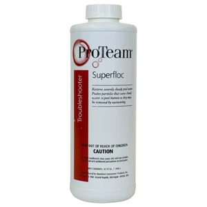ProTeam Superfloc 1 Qt Bottle Restores Severely Cloudy Swimming Pool & Spa Water - Picture 1 of 1