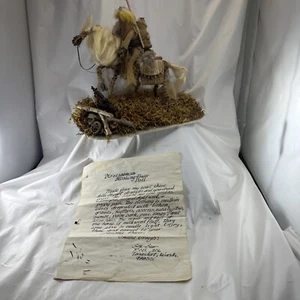 Horsewoman Healing Power Doll Hand Made By Native American She-Bear With Letter - Picture 1 of 24