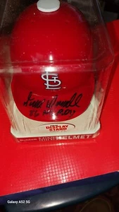 Todd Worrell Signed 86' NL ROY On A St. Louis Cardinal Mini Helmet - Picture 1 of 1