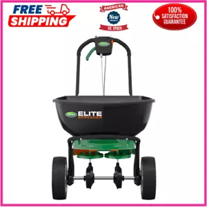 Scotts Elite Spreader for Grass Seed, Fertilizer, Salt, Ice Melt, Durable Push - Picture 1 of 10