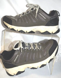 Skechers Outdoor Hiking mens water repellent sneakers size 7.5 fit Brown Tan - Picture 1 of 7
