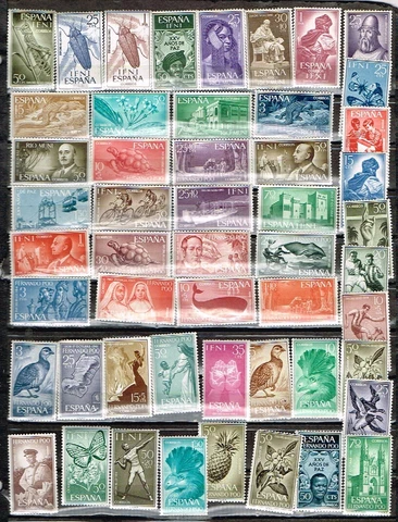 50Assorted Mint Postage sTamps From Spain (13-544) Cover
