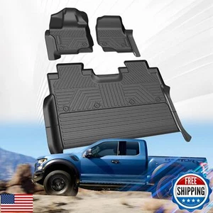 SSESS Auto-Fußmatten für Ford F-150 2015-2024 2025 | Lightning 22-24 SuperCre - Bild 1 von 5
