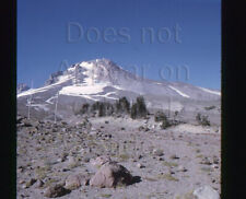 August 1965 View of the top of Mt Hood from Ski Lift Trail Timberline 35mm Slide