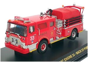 Code 3 Collectibles 1/64 Scale 12582 - Mack CF Pumper Fire Engine 33 - FDNY