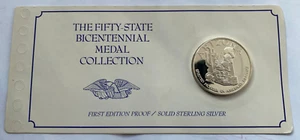 Franklin Mint Sterling Silver State Medal ARIZONA 500 grains = 1.143 ounces - Picture 1 of 3